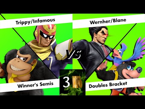 Junkyard 3 The CenCal Arcadian - Winner's Semis - Trippy/Infamous (Blue) vs Werhner/Blane (Red)