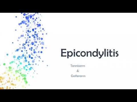 Epicondylitis humeri radialis & Epicondylitis humeri radialis, Tennisarm & Golferarm einfach erklärt