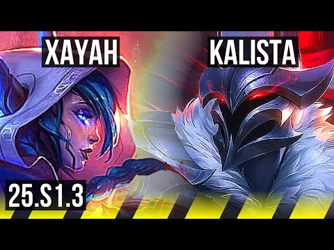 XAYAH & Leona vs KALISTA & Lulu (ADC) | 14/3/8, Dominating | KR Master | 25.S1.3