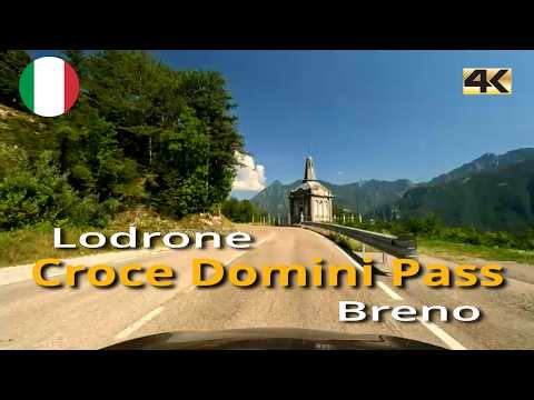 Scenic Views of Croce Domini Pass in Italian Alps  - Lodrone to Breno | summer 2024 | 4K