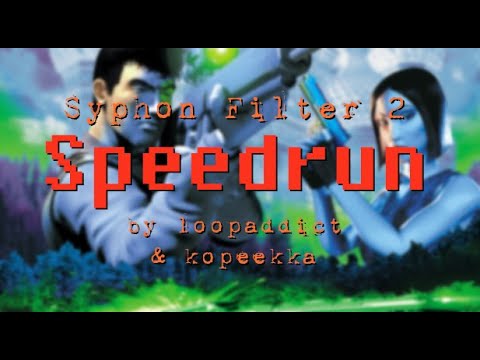 Syphon Filter 2 Speedrun WR 1:05:41 (by loopaddict & kopeekka)