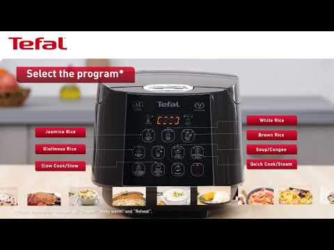 Preset your cooking in a snap with Tefal Easy Rice Plus RK736B