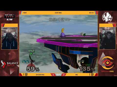 NGPU 54 SSBM - Yasu (Marth) vs. rime (Peach) - Melee LF