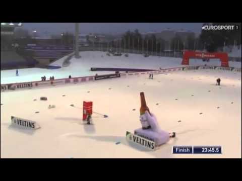 Langläufer biegt falsch ab