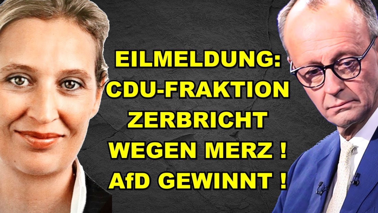 EIL: CDU-Fraktion ZERBRICHT! AfD JUBELT!
