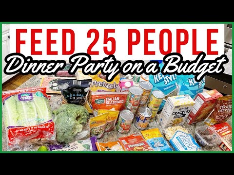 DINNER FOR 25 ON A BUDGET // EASY RECIPES TO FEED A CROWD