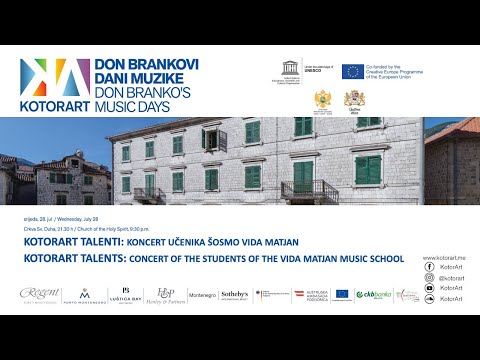 KOTORART TALENTI - UČENICI ŠOSMO VIDA MATJAN, KOTOR