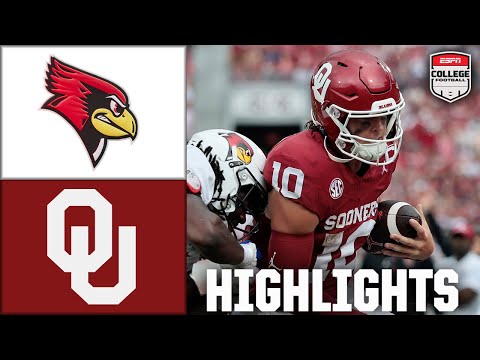 Illinois State Redbirds vs. Oklahoma Sooners | Full Game Highlights | ESPN College Football