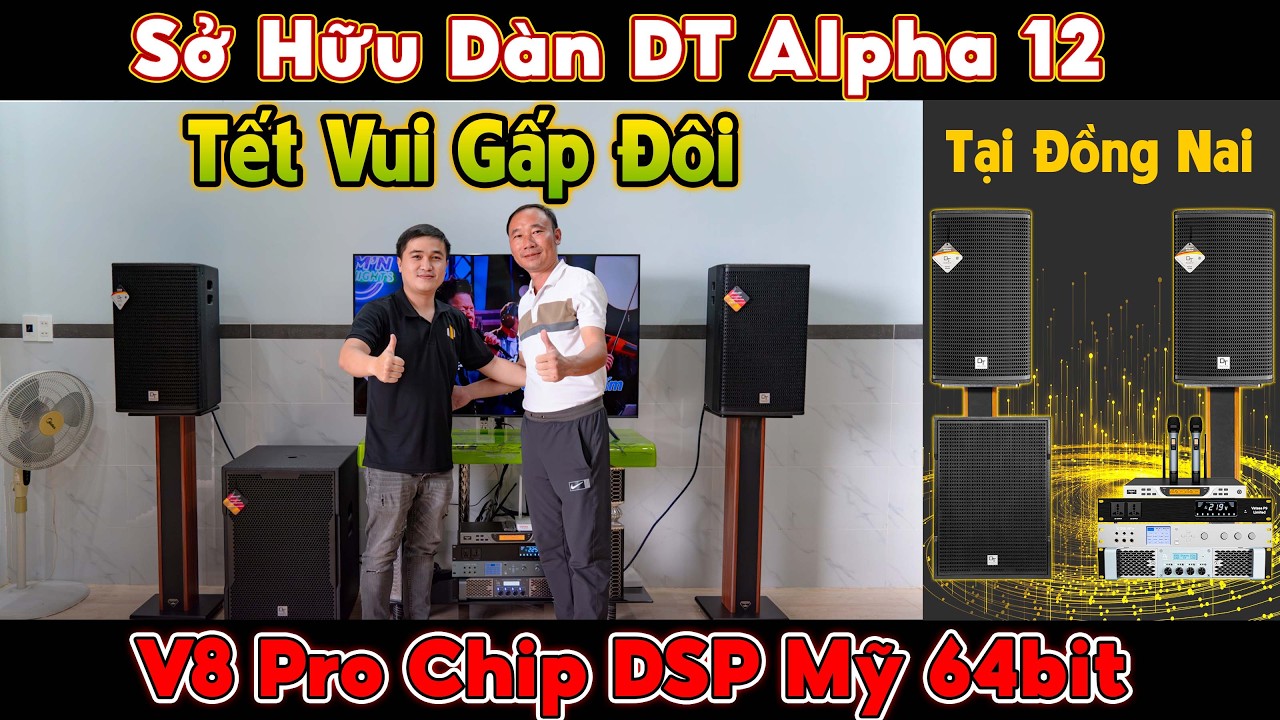 Video sản phẩm Dàn Karaoke DT TT142: (DT Alpha12, Vatasa T900, Vatasa V8 Pro, DT Lion406, DT Sigma115, Vatasa P9 Limited)