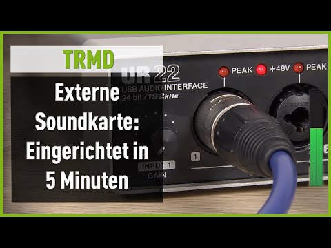 Setup einer Soundkarte [am Beispiel der Steinberg UR22]