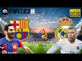 🔴LIVE FIFA 23 - FC Barcelona VS Real Madrid Pre-Season Friendly [HD60fps]