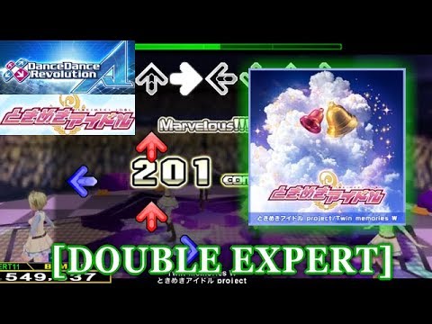 【DDR A】 Twin memories W [DOUBLE EXPERT] 譜面確認＋クラップ