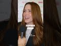 Asking Sophia Bush Hughes the hard questions at the Angel City premiere. #shorts