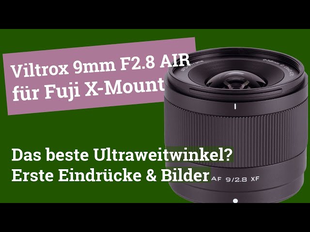 Vídeo relacionado con VILTROX 9mm F2.8 Air con Montura XF Lente para Cámara para Fuji X APS-C Lente Ultra Gran Angular con Autofoco para Fujifilm con Montura X X-S20 X-T5 X-T50 X-T30II X-H2S X-H2 X-S10 X-E5 X-M5 X-T4