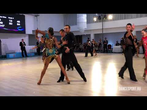Vladislav Nikishin - Polina Golubeva, RUS, 1/8 Cha-Cha-Cha