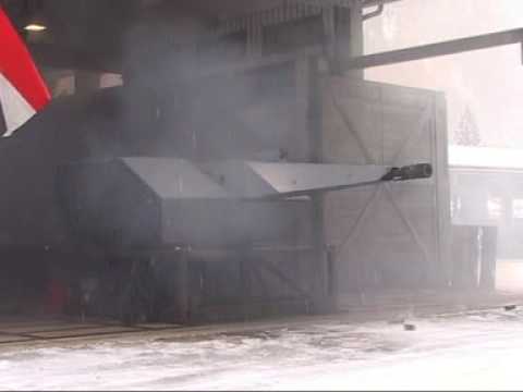 Initial firing trials 35mm Oerlikon Millennium Naval Gun