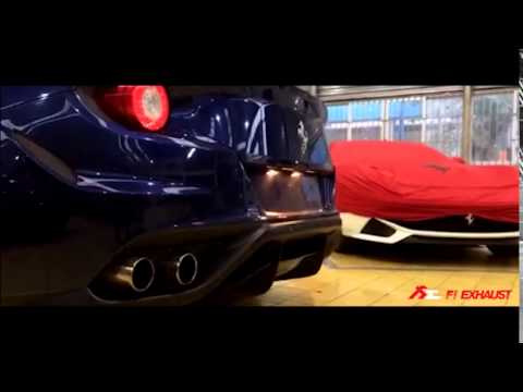 FI exhaust system valvetronic installed on Ferrari FF Aggressive sound!!!