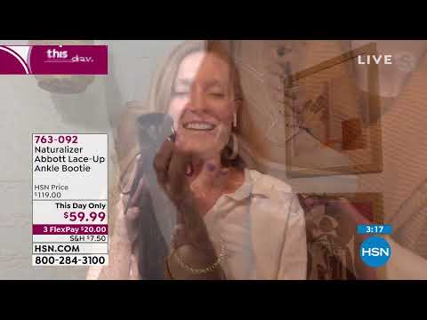 Naturalizer Abbott LaceUp Ankle Bootie