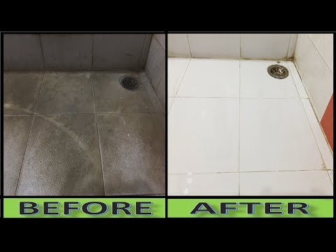 How to clean dirty white tiles to make pure white tiles at h...