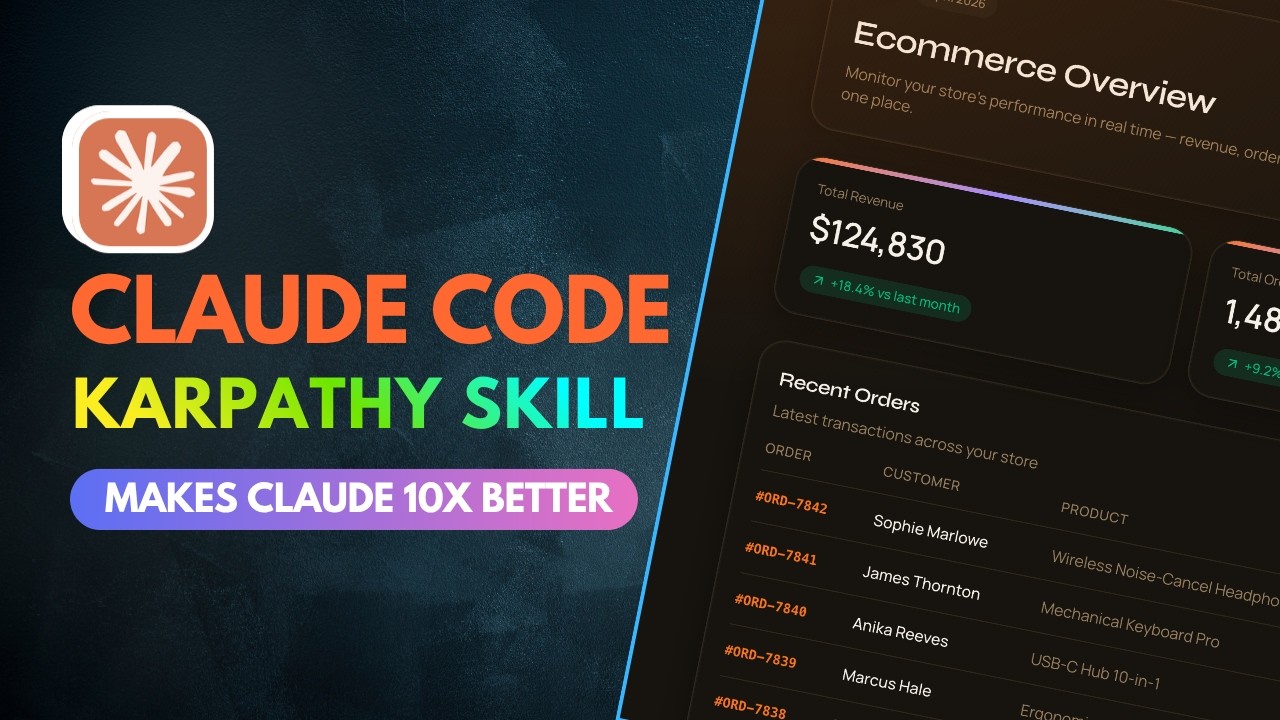 This Free File Makes Claude Code 10x Cleaner (Karpathy Skills)
