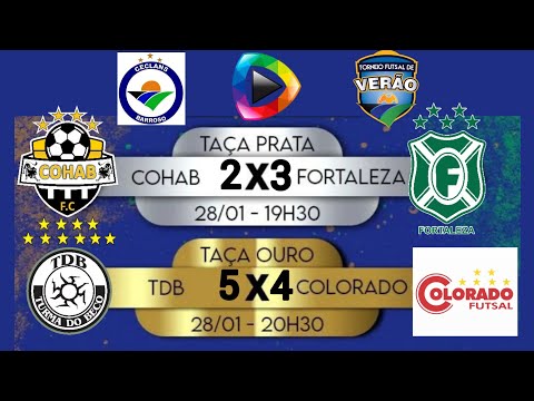 FUTSAL VERÃO CECLANS 2023 - TDB 5X4 COLORADO -TAÇA OURO - COHAB 2X3 FORTALEZA - TAÇA PRATA #ceclans