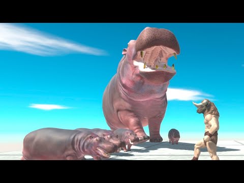 GIANT HIPPOPOTAMUS vs EVERY UNIT   Animal Revolt Battle Simulator