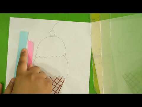 Making Ice Cream Collage for kids