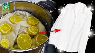 Boil A White Shirt In A Pot With Lemon Slices, You’ll get Amazing Result
