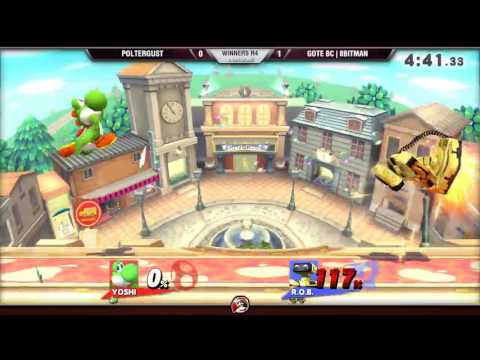 Vitality Singles 7/30/16 - Winners R4 - Poltergust (Yoshi) vs. 8Bitman (ROB) - Smash 4
