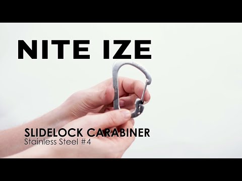 Podívejte na tuto praktickou karabinu Nite Ize SlideLock Stainless Steel