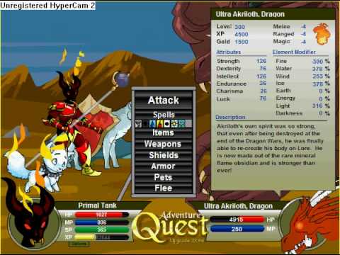 Primal Tank 103 Beast Master vs Akriloth Dragon and Tharg