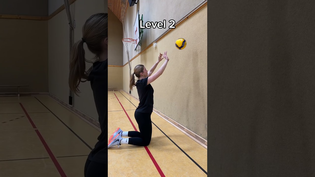Volleyball setting exercises at home