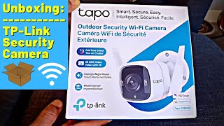 Unboxing Tapo Outdoor Security WiFi Camera C320WS, 2K 4MP Outdoor Camera IP66 Weatherproof