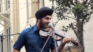 Raginder Momi performing Punjabi song at 9/11 event in SF