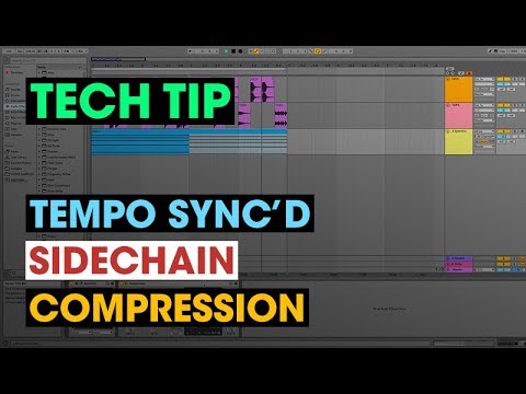 Tech Tip - Tempo Sync'd Sidechain Compression in Ableton