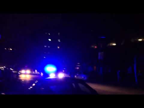 High voltage generator explodes in Boston leaving it blacked out.