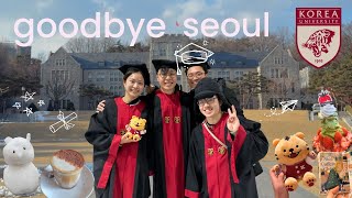 winter in seoul 🎓🍂📖 first snow, coffee and cafes (study abroad in korea university)