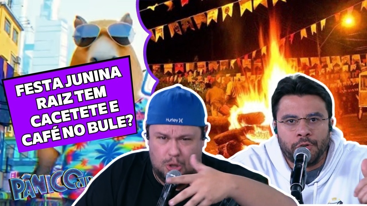 ALBORGHETTI SOLTA O CACHORRO E RATINHO ESCRACHA GOURMETIZAÇÃO DA FESTA JUNINA NO PÂNICO