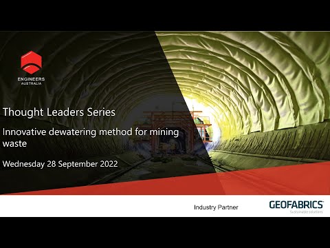 Thought Leaders Series: Innovative Dewatering Method for Mining Waste