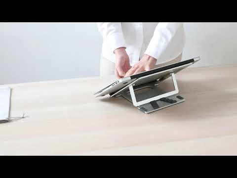 Pout Aluminum Adjustable Laptop Stand