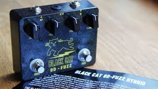 Video thumbnail for Black Cat Pedals : OD - FUZZ HYBRID by Brett Kingman