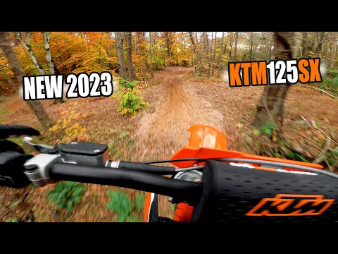 First Ride on New 2023 KTM 125 SX