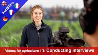 Video production for Agriculture: Conducting Interviews (PLAID Tutorial 1/3)