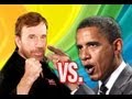 Chuck Norris Roundhouses The President