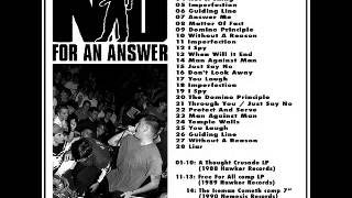 No For An Answer - Discography (1988 - 1994)