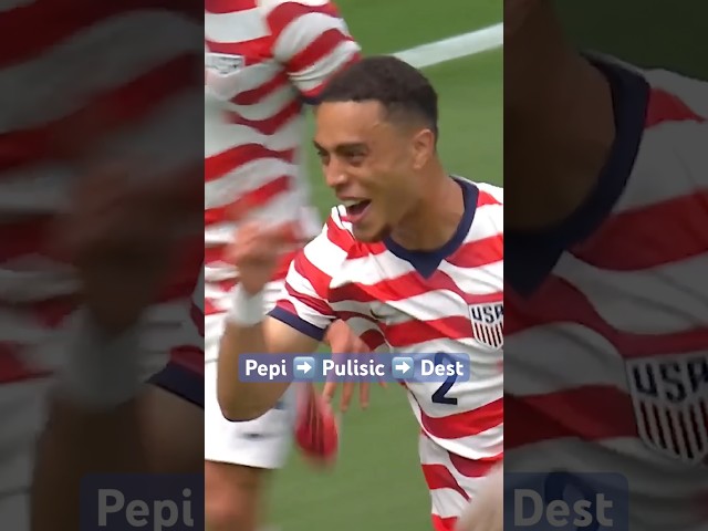 Sergiño Dest opens the scoring for the USMNT vs. Senegal 🇺🇸