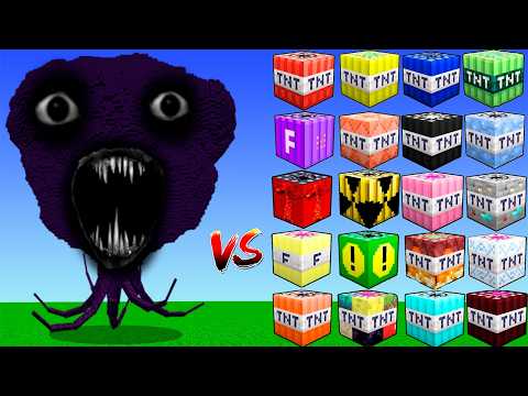 Horror Wither Storm vs All Mega TNT's in Minecraft!!!