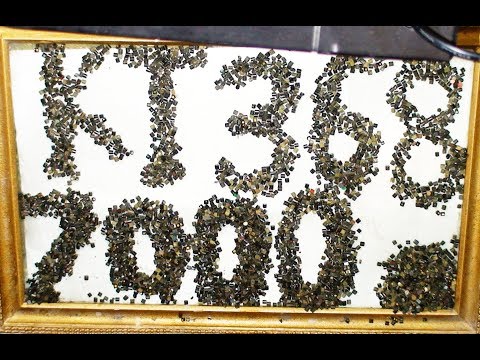 золото которое теряем  - обжиг против дробления аффинаж 7000 бочоночных транзисторов