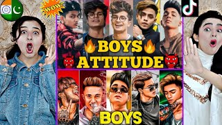 Pakistani Reaction On Boys Attitude TikTok Videos�