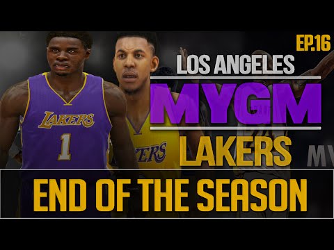 NBA 2K15 My GM Mode Ep.16 - Los Angeles Lakers | End Of Season! Who's MVP? | PS4